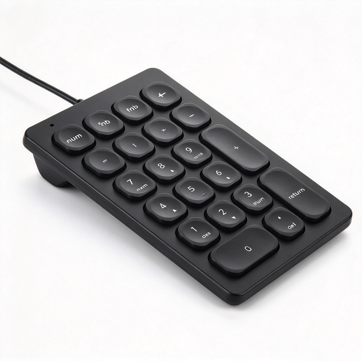 Przewodowa Klawiatura Numeryczna 21 Klawiszy Z Złączem USB-A